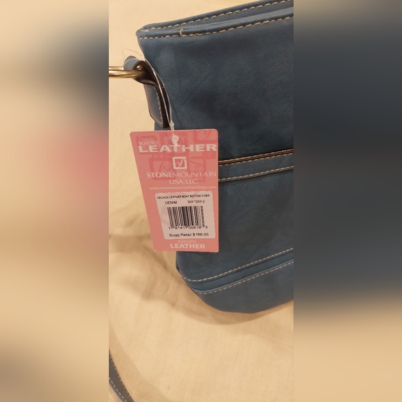 Stone Mountain Accessories Blue Crossbody Bag - Picture 2 of 8